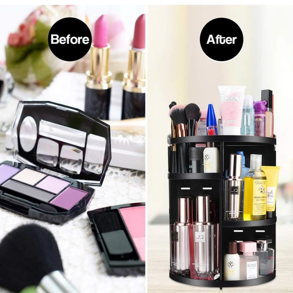 NWT 360 Spinning Makeup Organizer